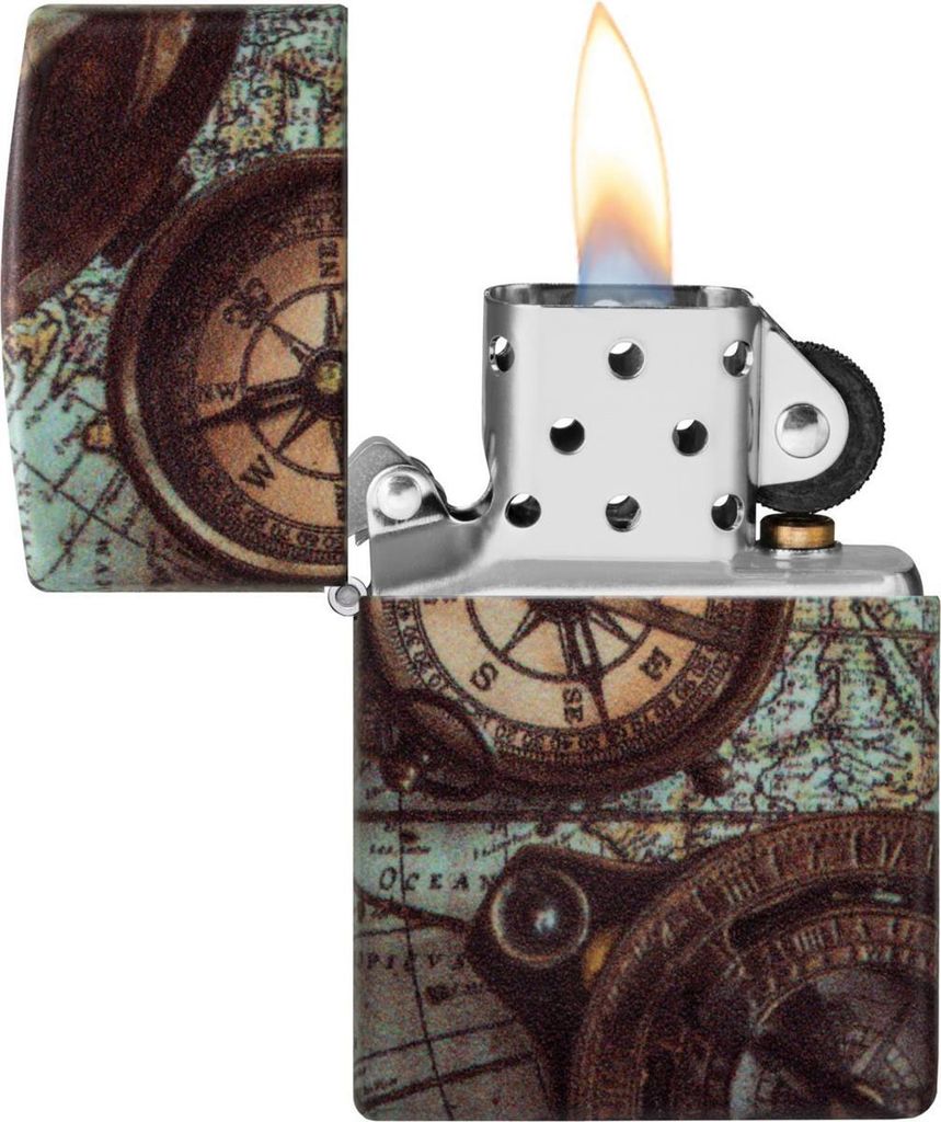 Zippo Feuerzeug Pirate Ship 540° Color Image matt Produktbild 