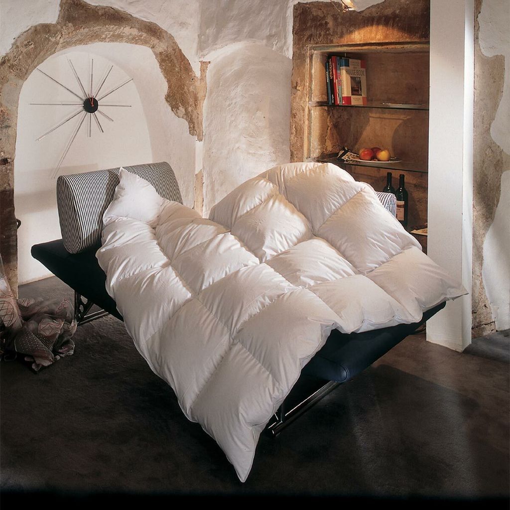 Bettwaren-Shop Daunendecke Toronto extra warm, 10 cm Innensteg, Füllung: 90% Daunen 10% Federn 135x200 cm