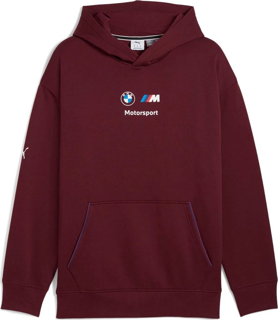 Puma BMW MMS ESS+ Fleece Hoodie Pullover Herren, Größe:XXL, Farbe:Dunkelrot