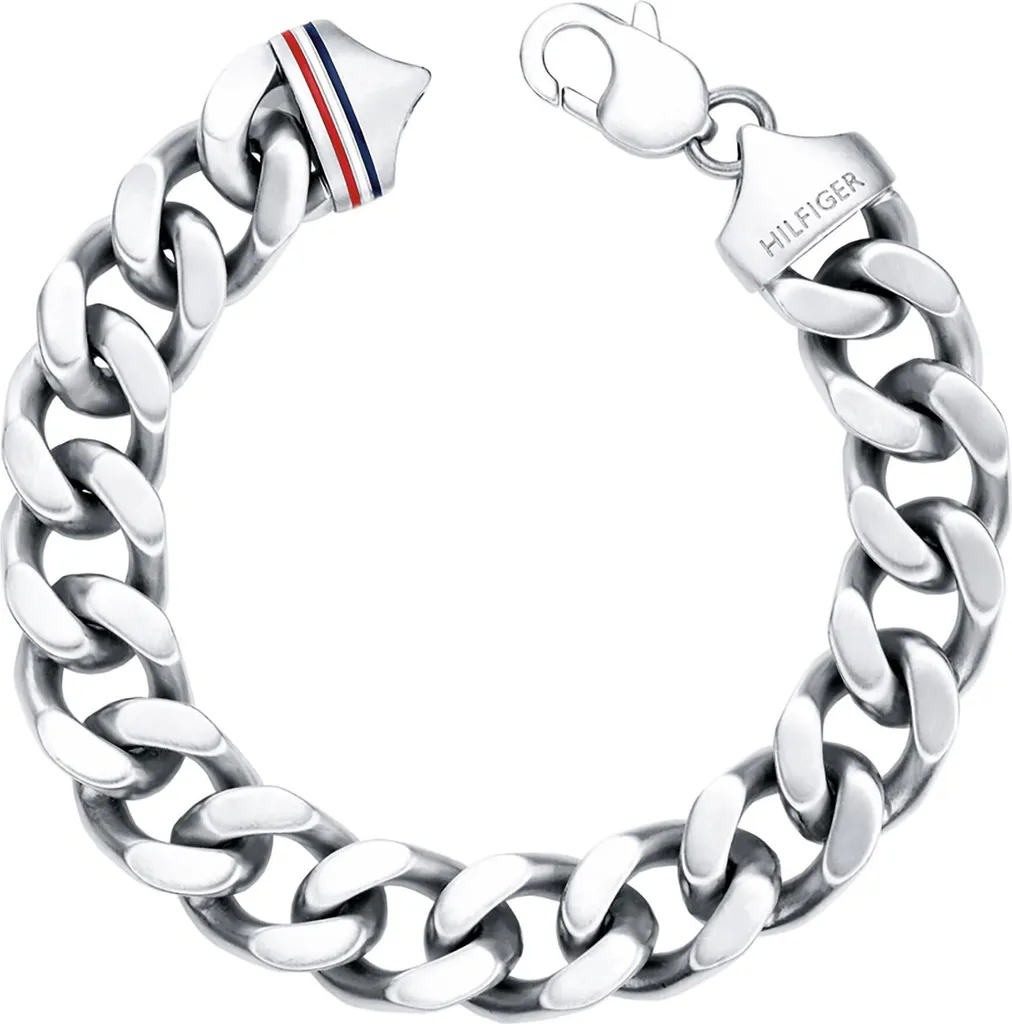 Bracelet Tommy Hilfiger 2700261 tressé noir avec fermoir aimanté acier