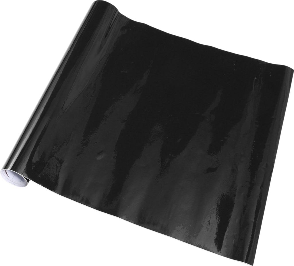 Schwarze schützende Autofolie 0,98 Fuß x 59,84 Zoll Außen- und Innen-Vinylfolieabdeckung 5,5 Mil 1 Stück PVC Universal