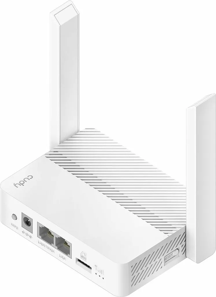 Modem Router 4G Cudy LT300 N300 - Ideale per Videosorveglianza e SIM - 5