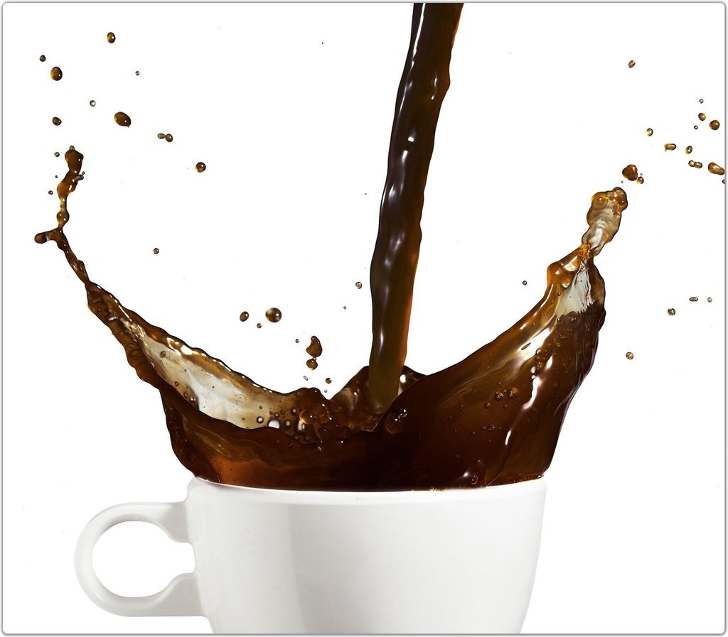 Spritzschutz Herdabdeckplatte Schneidebrett aus Glas Kaffeespritzer 1-Teilig (60x52cm)
