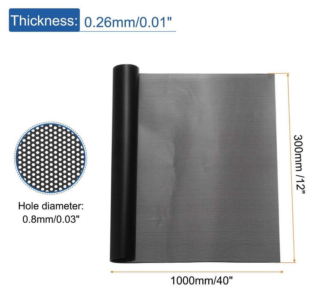 PC-Staubfilterrolle, 300x1000x0,8mm PVC-Computergeh?use-Kš¹hler-Staubdichtes Netzabdeckungslš¹ftergitter fš¹r Computergeh?use-Lautsprecher, S...