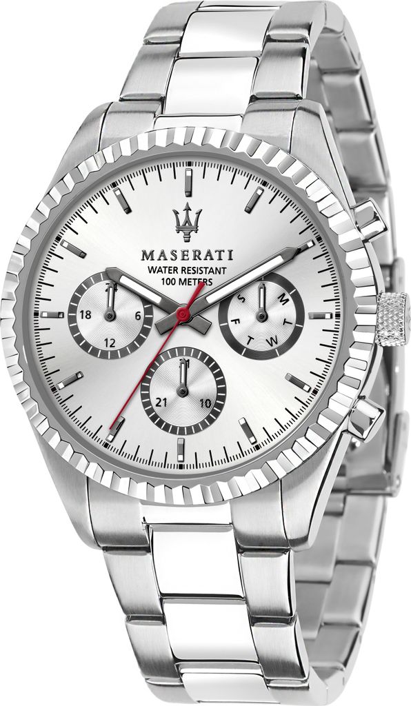 MASERATI Quarzuhr QUARZ 100% Edelstahl silber Produktbild 