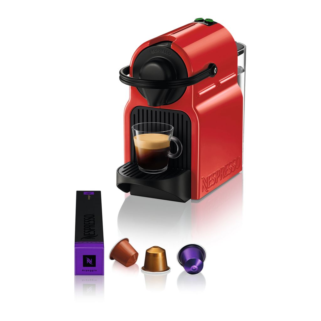 Krups XN1005F Inissia Nespresso Kapselmaschine Rot Produktbild