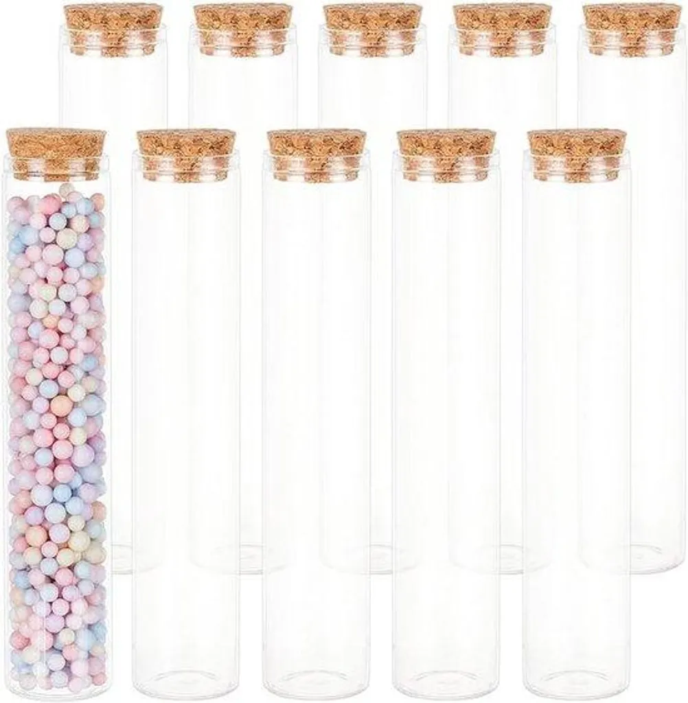 Mini béchers transparents 80 ml avec bouchons pour invités et échantillons