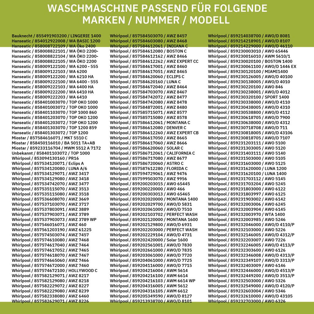 Knebel wie Whirlpool 481241458306 für Kaufland.de
