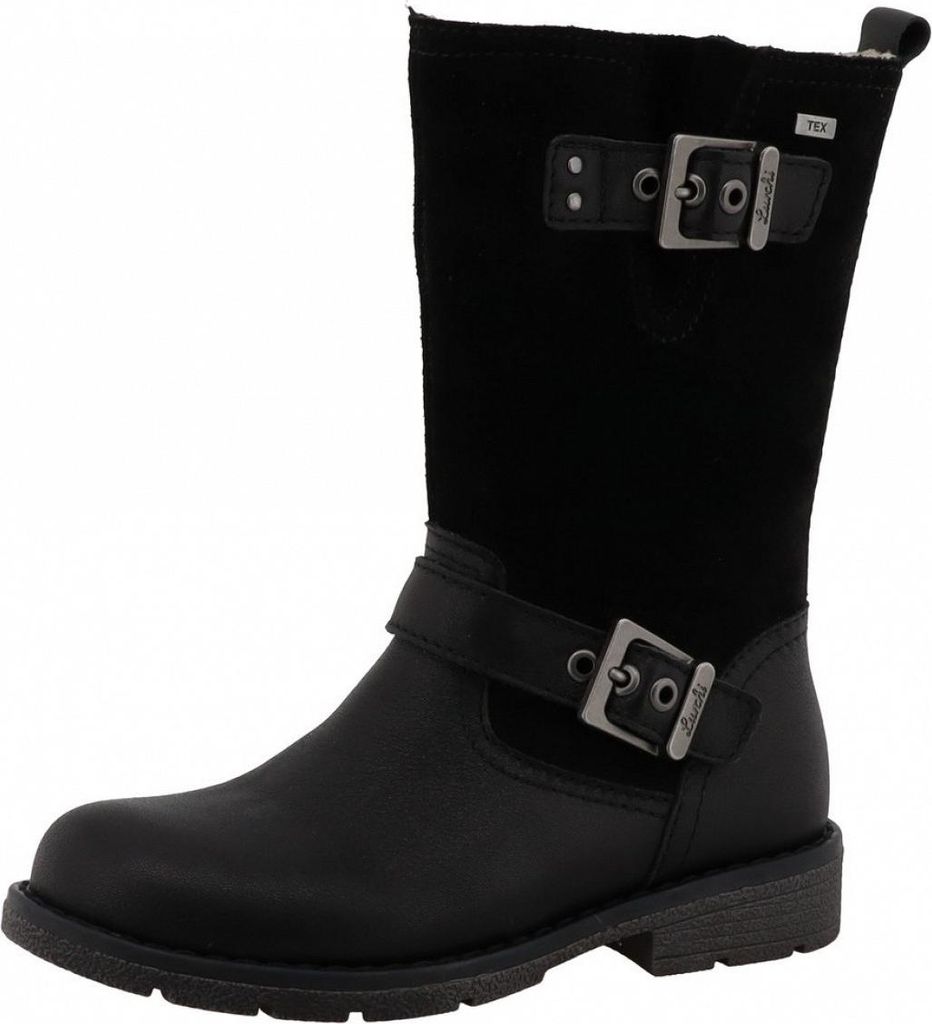 Lurchi Kinderschuhe Mädchen Schaftstiefel Schwarz Freizeit, Schuhgröße:37 EU