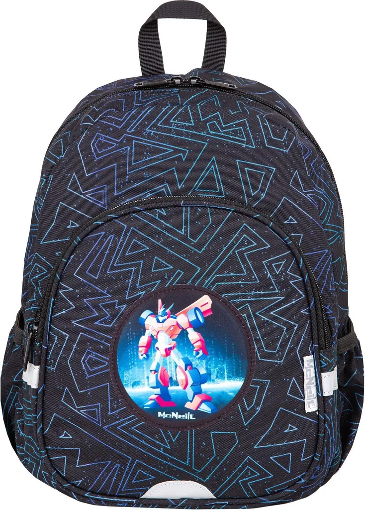 Zaino McNeill Toby 10L Tron Nero | Lo zainetto per bambini indistruttibile