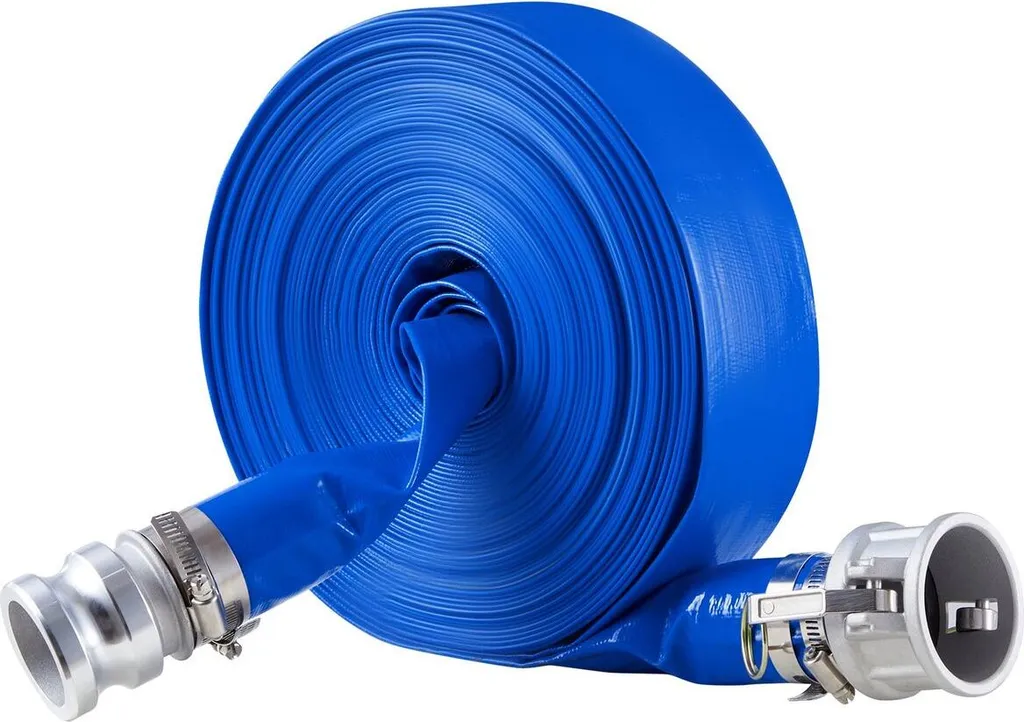 Manichetta 2" x 100ft Professionale | Tubo Scarico PVC Alta Pressione