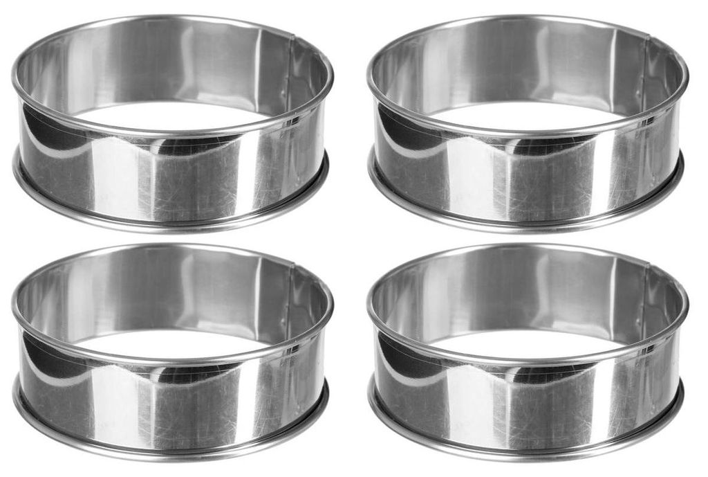 Mini-Backformen, 4er-Set, Ø 9 cm Produktbild 
