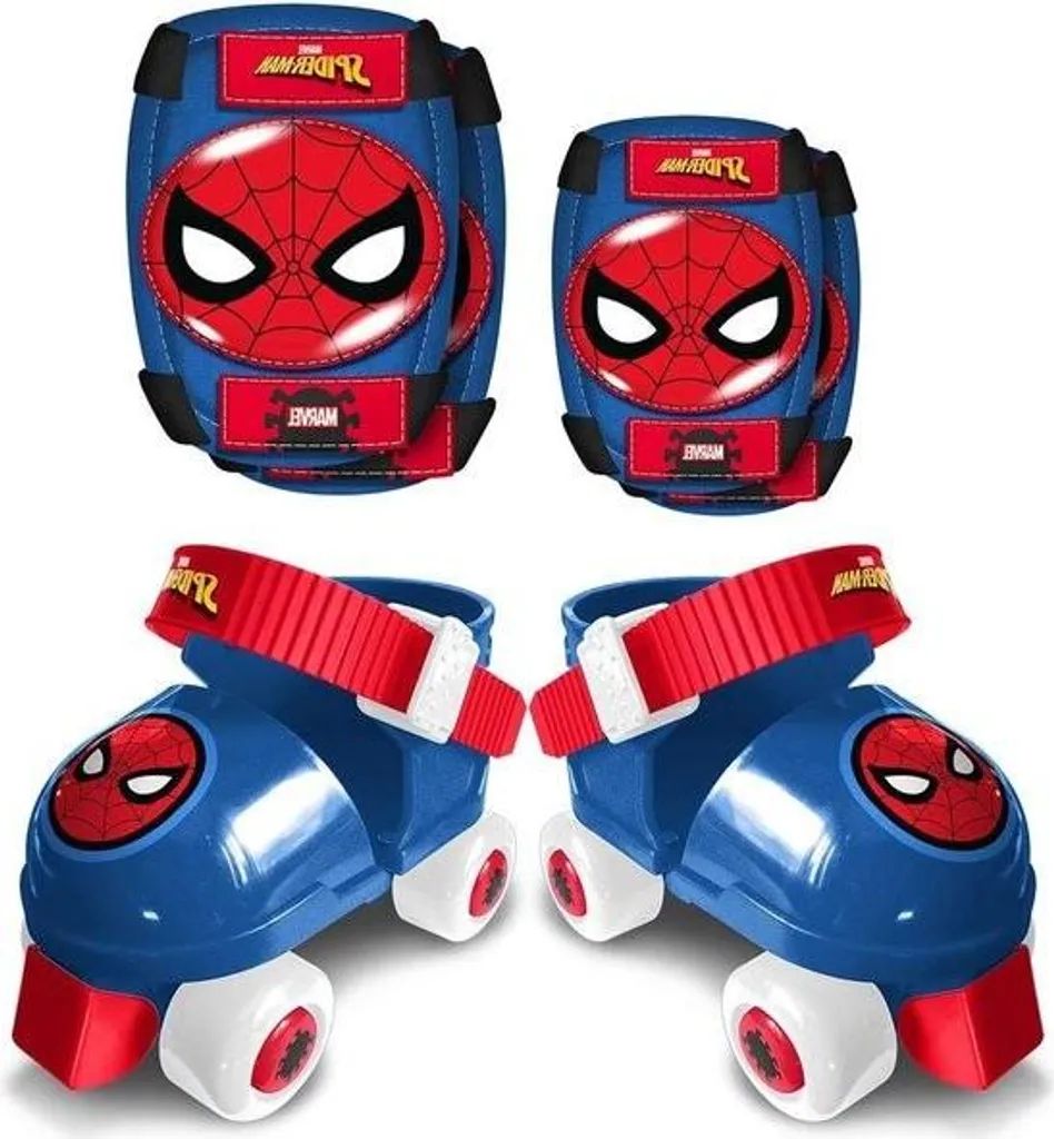 Patins Spiderman sécurisés 23-27 pour apprendre le roller sans tomber