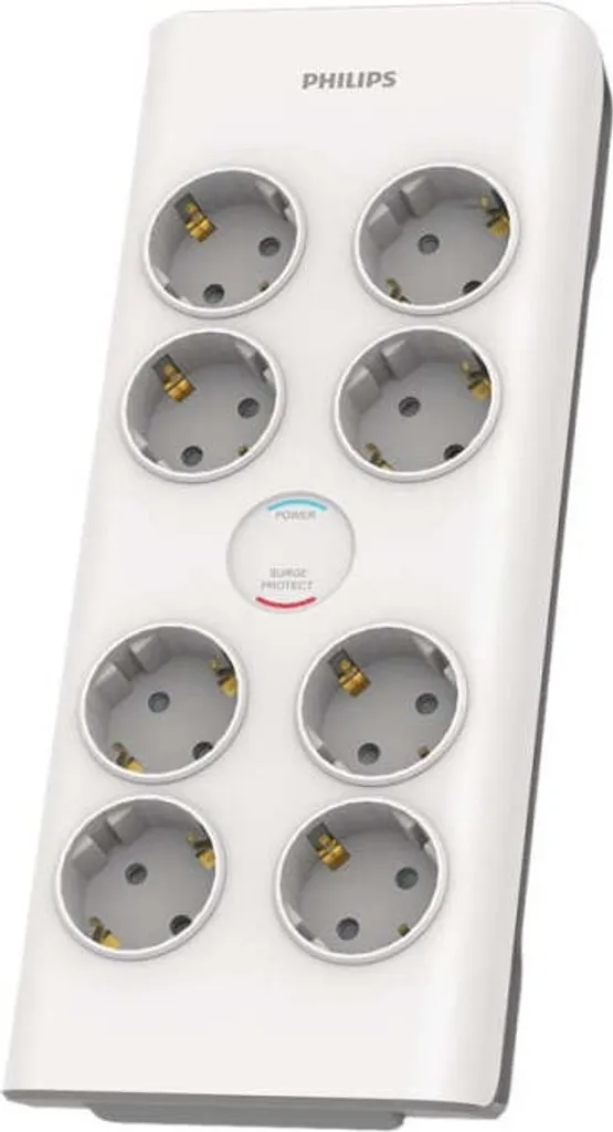 Multiprise parafoudre 8 prises Philips contre les surtensions
