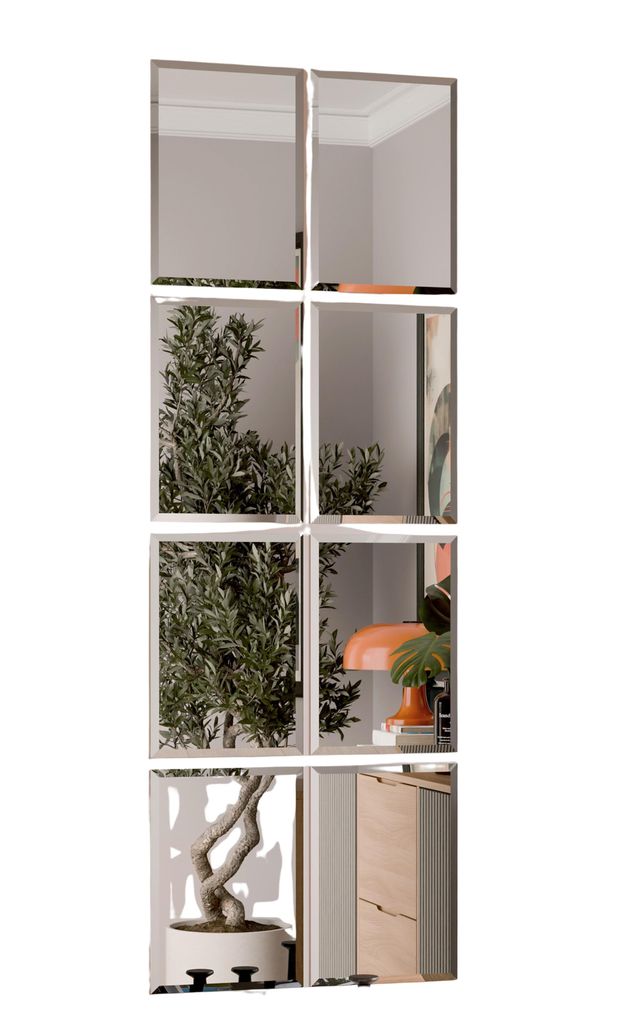 Set aus 21x30 cm großen rechteckigen, abgeschrägten Produktbild 