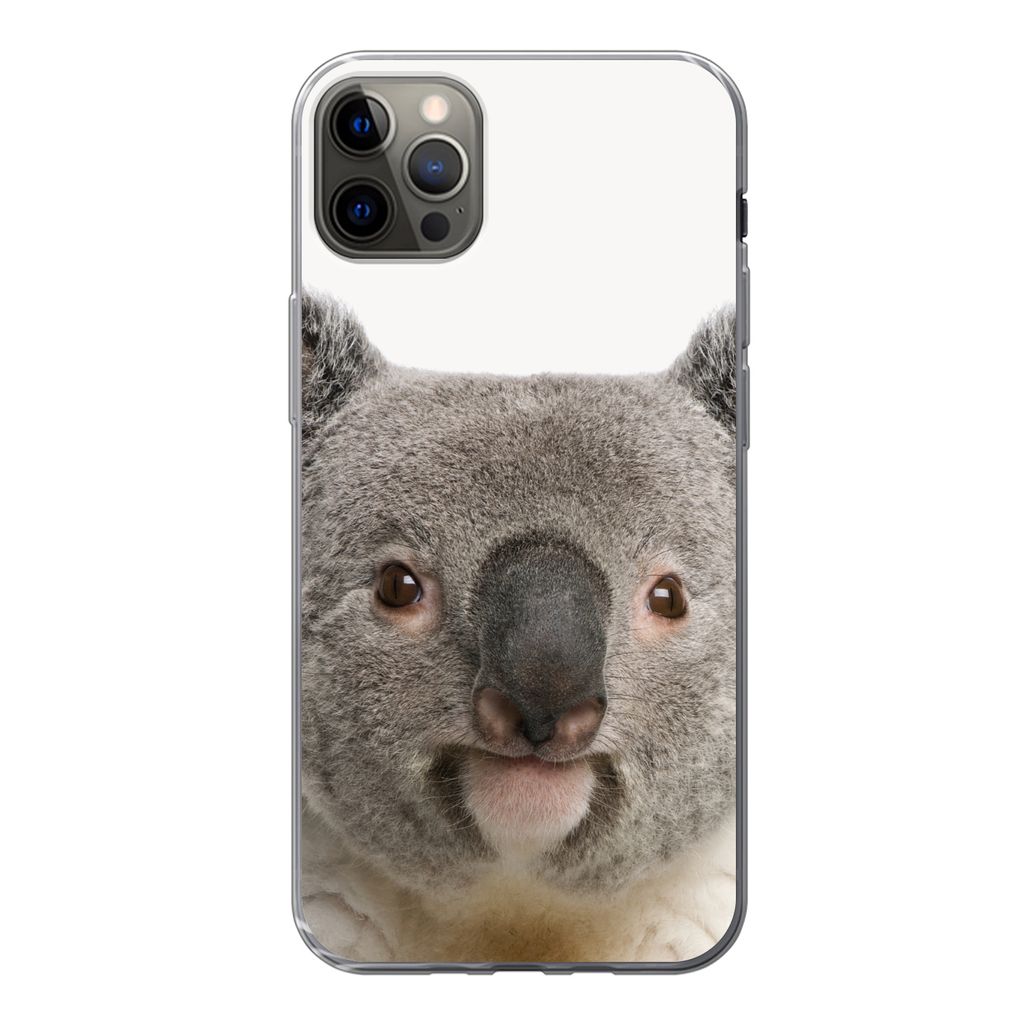 MuchoWow Handyhülle Schutzhülle Hülle für iPhone 12 Pro Max Koala - Koala Bär - Mädchen - Jungen - Tiere Silikon Softcase Handy Hülle - Ha...