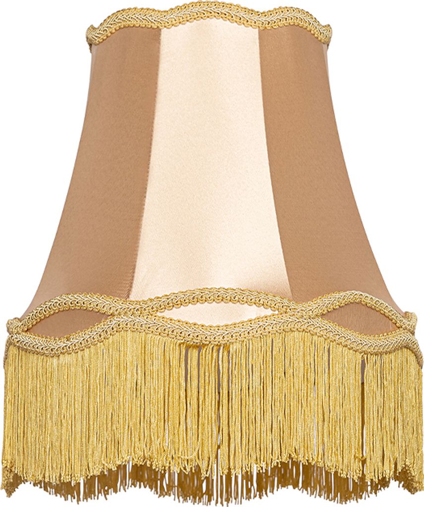 Lampenschirm aus STOff Gold 30 18 26 Granny Produktbild 