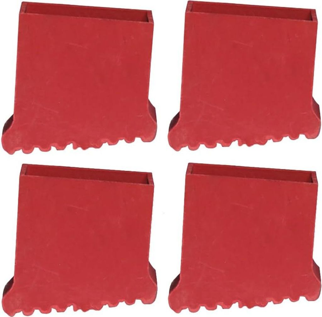 2 Paar rutschfeste Leiterfüße - Gummi-Pad Ersatz - Stehleiter Füße Abdeckung - Leiter Fuß Pad Erweiterung Leiter Ersatzteil