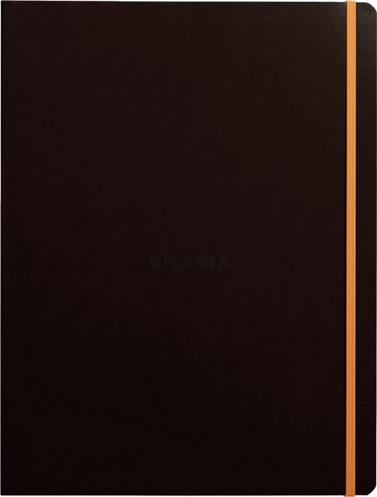 RHODIA Notizbuch RHODIARAMA DIN A4+ liniert schwarz 72 Blatt