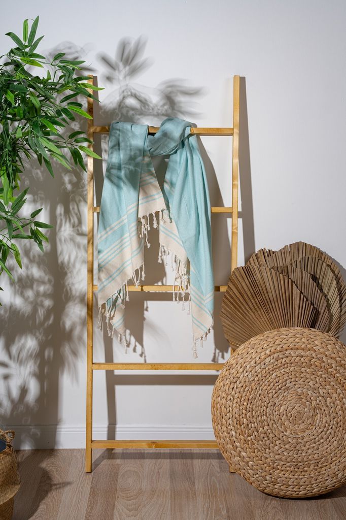 Mijolnir, New Diamond - Mint, Minze, Fouta (Strandtuch), 60 % BAUMWOLLE, 40 % POLYESTER, 90 x 170 cm