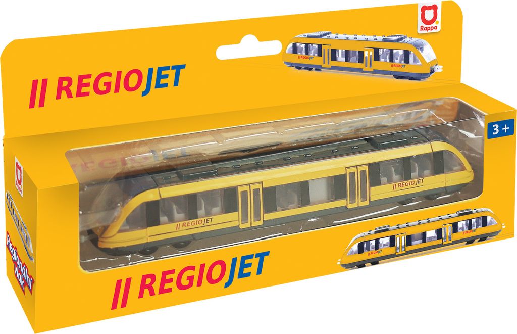 Treno Regionale in Metallo Regiojet 17 Cm Immagine del prodotto 