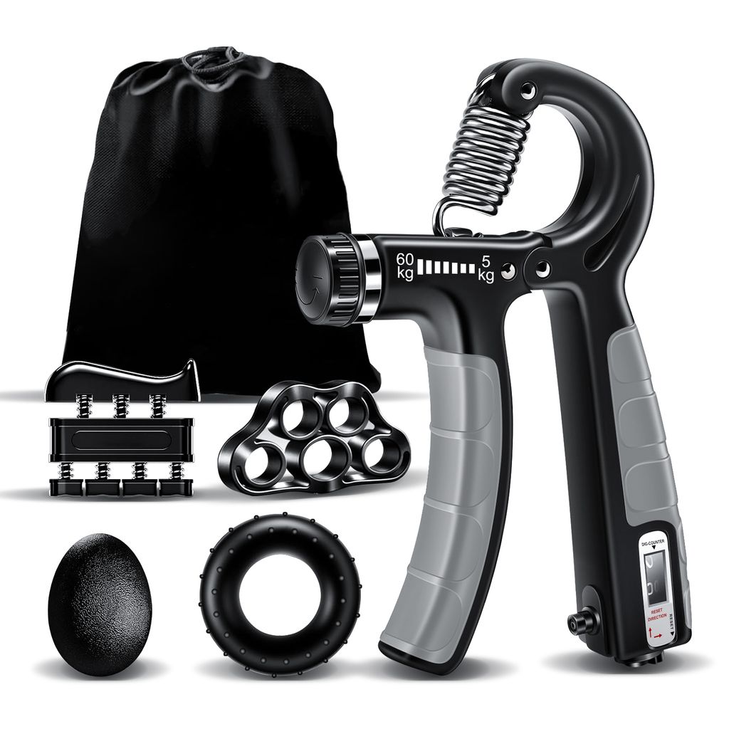 Handtrainer Fingertrainer 5-Pack, Unterarmtrainer Produktbild