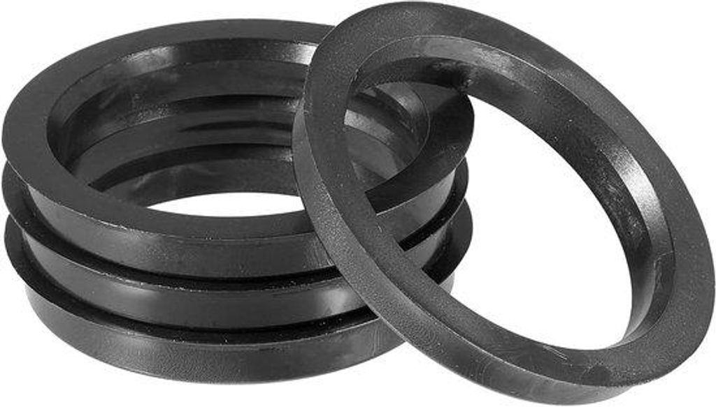 Universal Auto-Klammern-Satz schwarz 4er Set 72,6 mm bis 58,6 mm