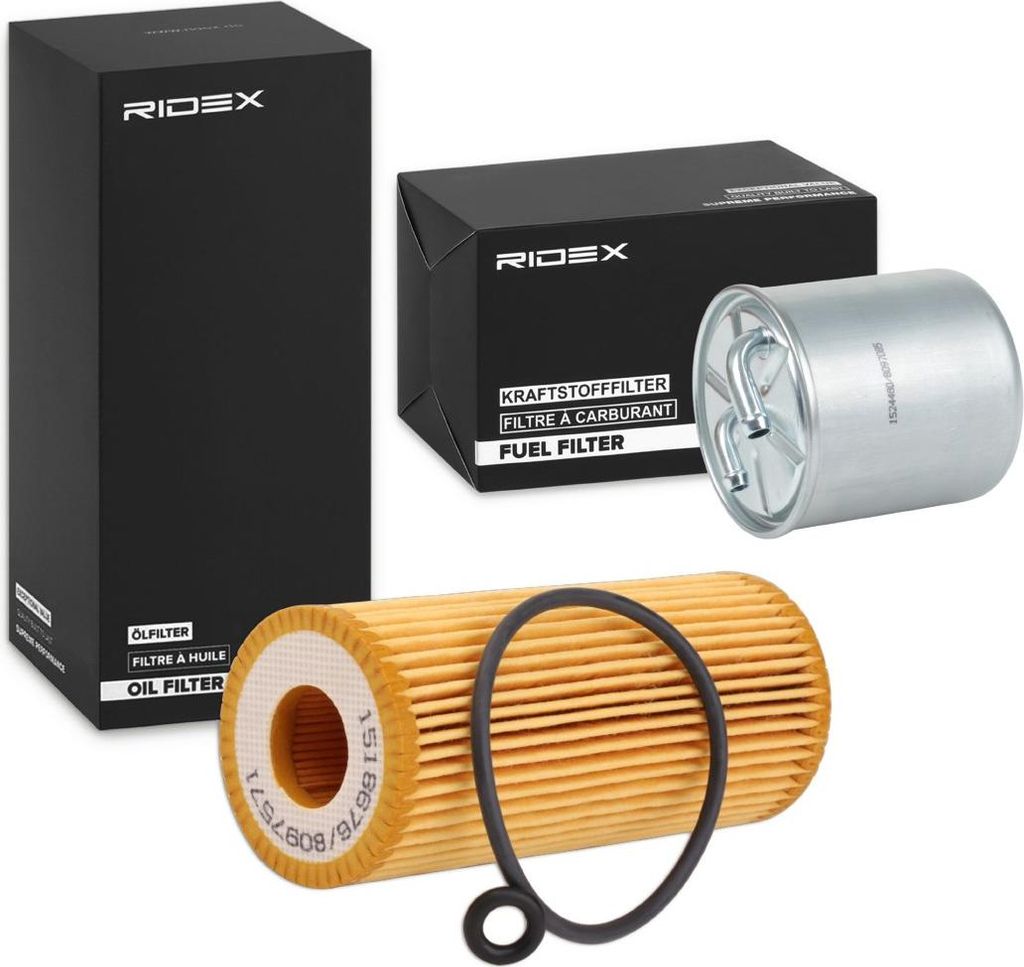 RIDEX Filterset Inspektionspaket Filtersatz passend für MERCEDES-BENZ A-Klasse (W169) B-Klasse (W245)