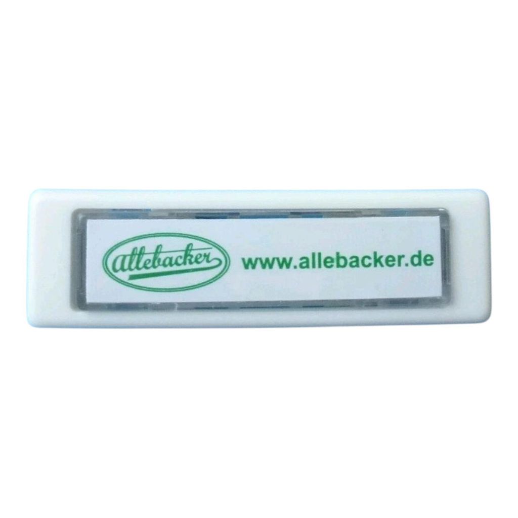 allebacker Klingeltaster ANPL weiß, inkl. Namensschild, für Produktbild 