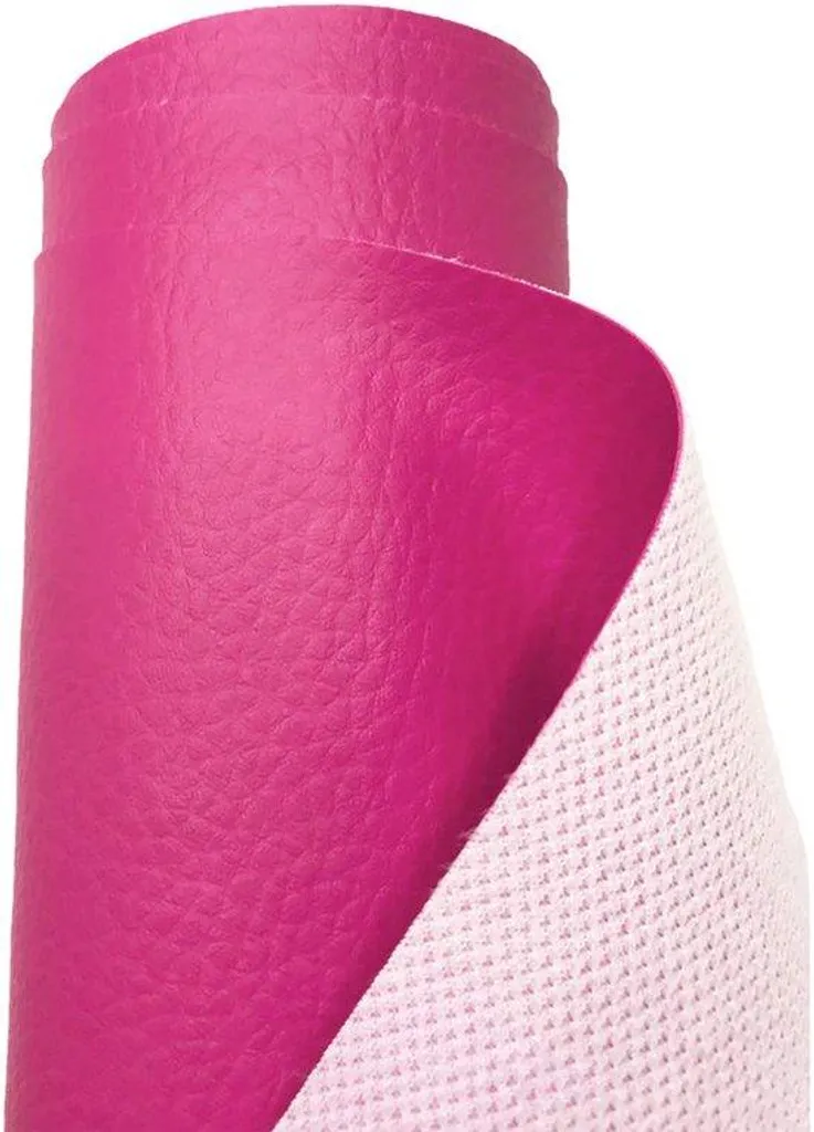 Simili Cuir Rose 200 x 140 cm : Idéal pour Sacs et Accessoires Imperméables