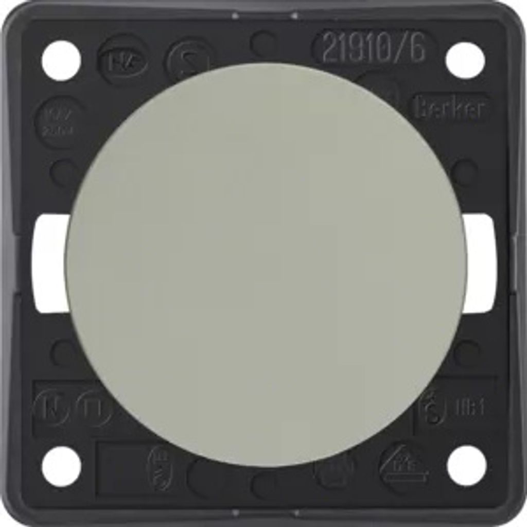 Berker Integro Flow/Pure Wechselschalter (Wippschalter) Edelstahl-Effekt