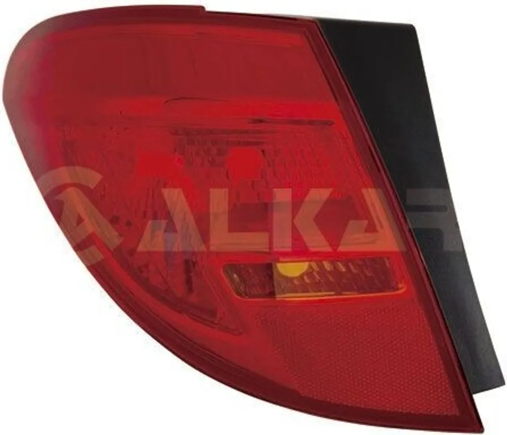 Feu arrière extérieur gauche pour Meriva B - Finition premium rouge