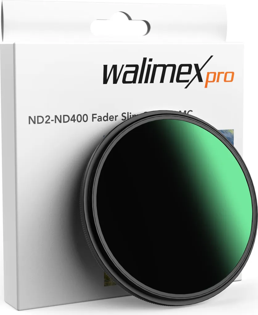 Walimex pro 82mm ND2-ND400: Filtro Obiettivo Variabile Super DMC