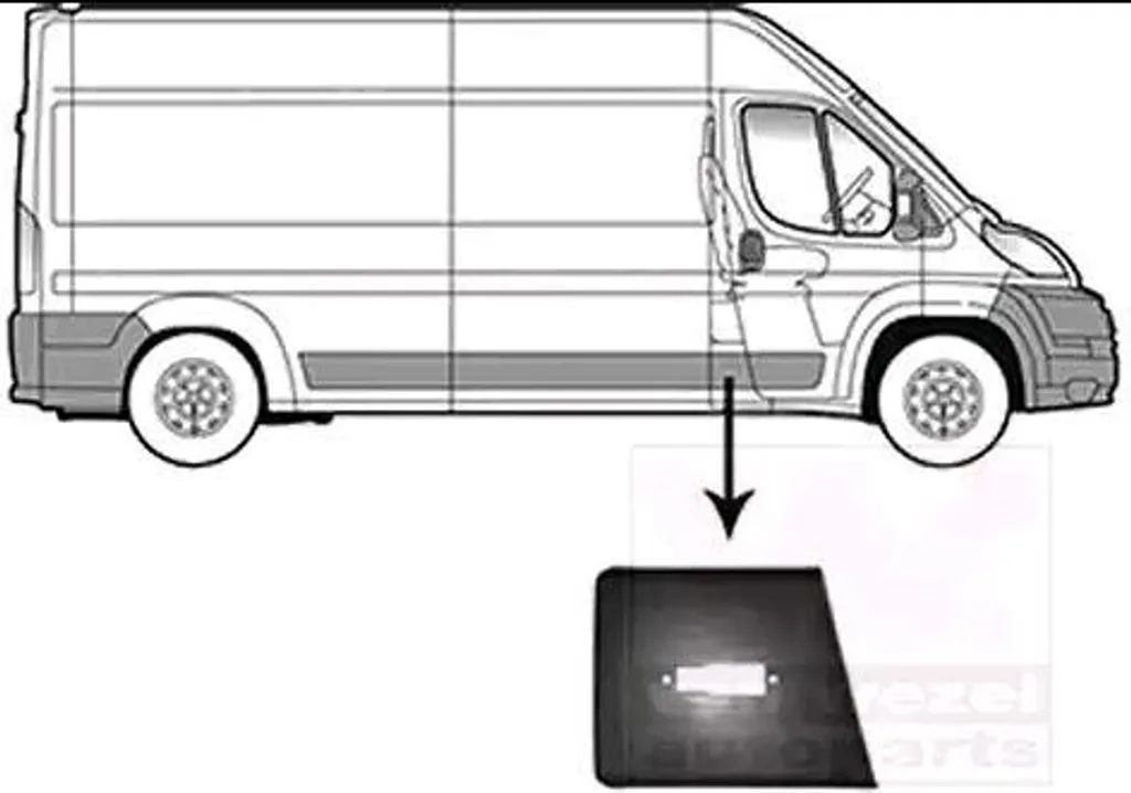 Protection de Paroi Latérale pour Rénovation Carrosserie - Van Wezel 1651408