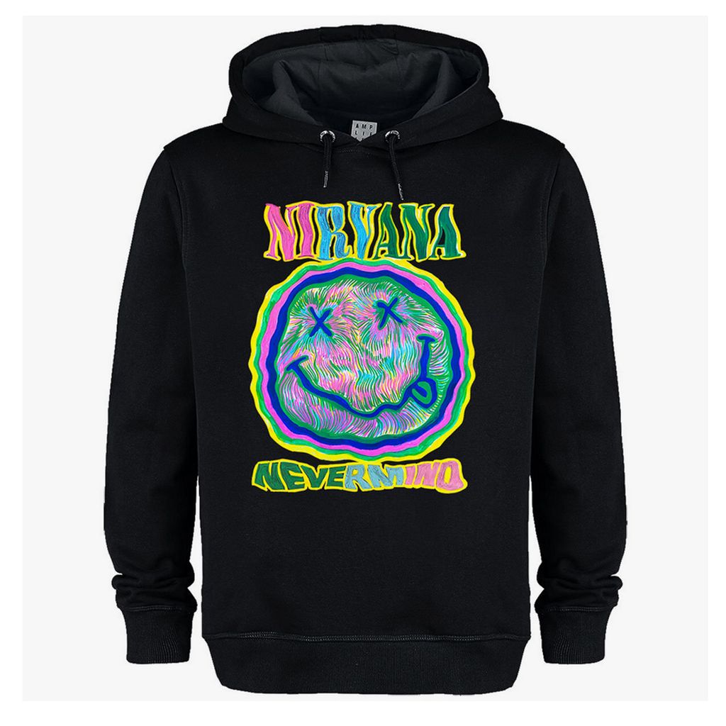 Nirvana Kapuzenpullover Herren Amplified Collection - Scribble Nevermind schwarz M