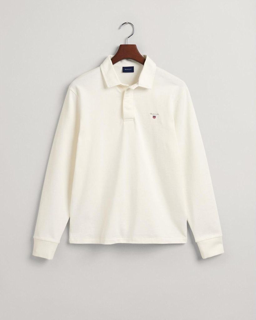 GANT Herren Polo Heavy Rugger XL, Beige, 100% Baumwolle