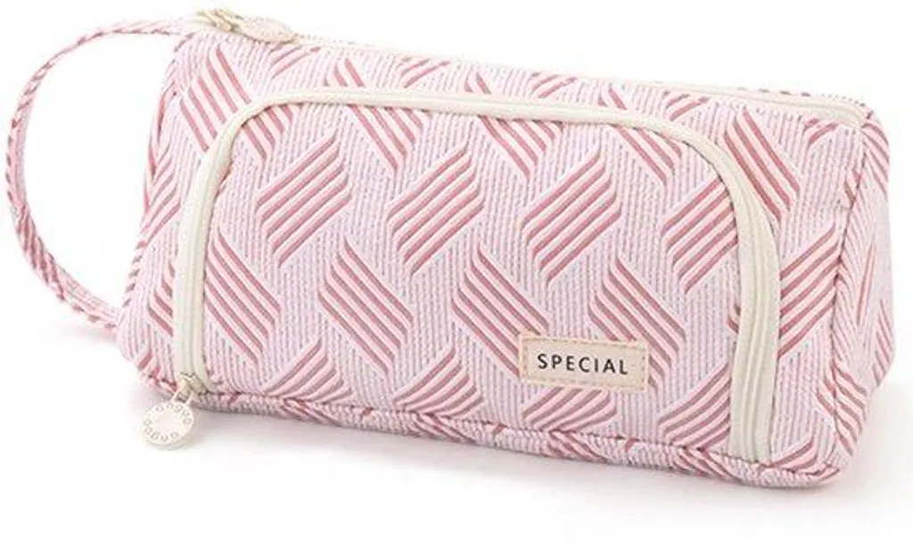 Trousse Rose Diamant Grande Capacité : Fini le Désordre dans votre Sac