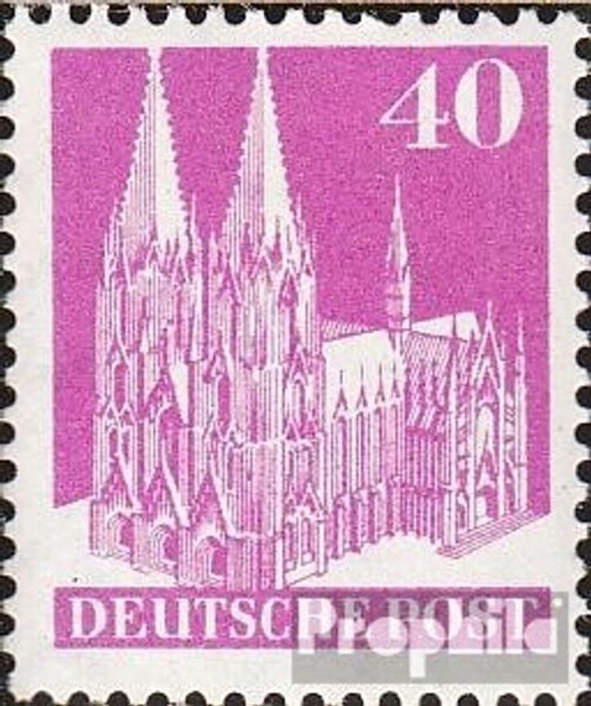 Briefmarken Bizone (Alliierte Besetzung) 1948 Mi 90W III A gestempelt Bauten