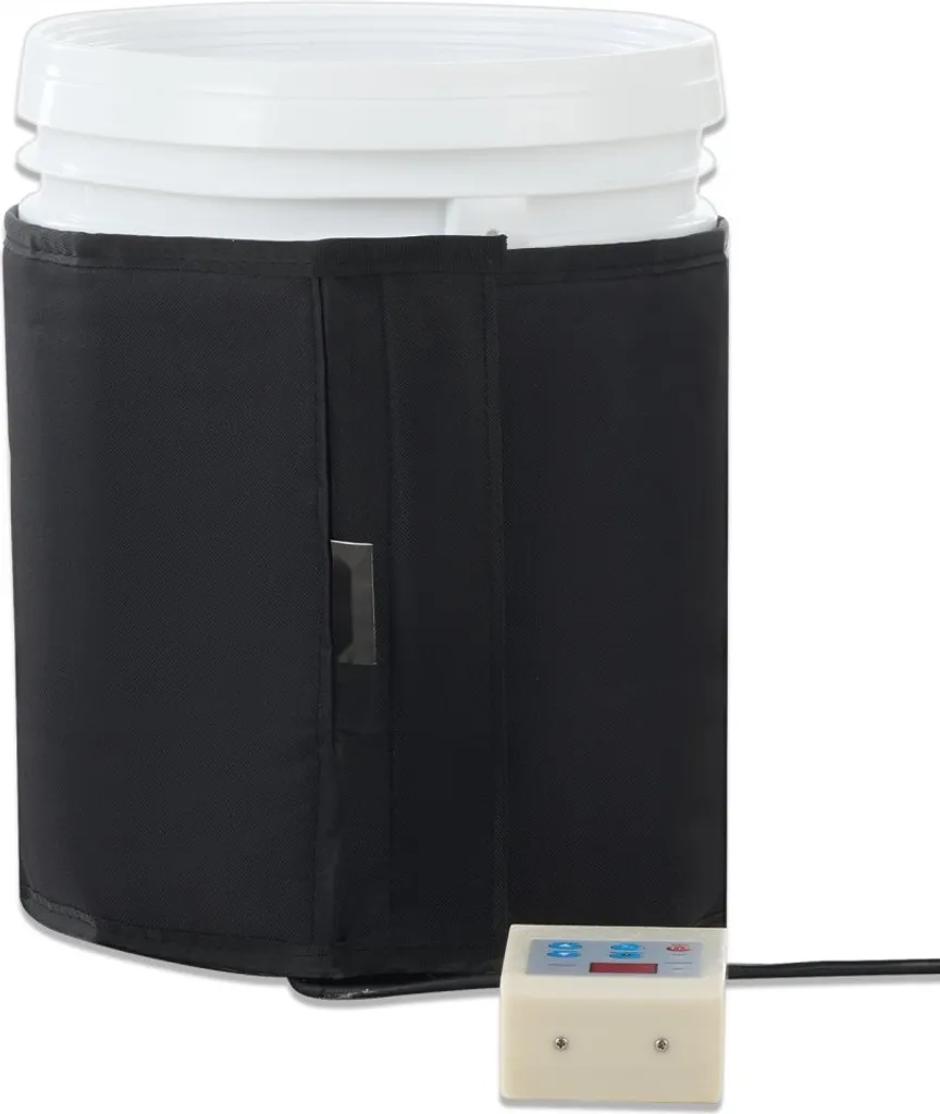 Réchauffeur de liquide pour seaux 5 gallons 250W en métal galvanisé robuste