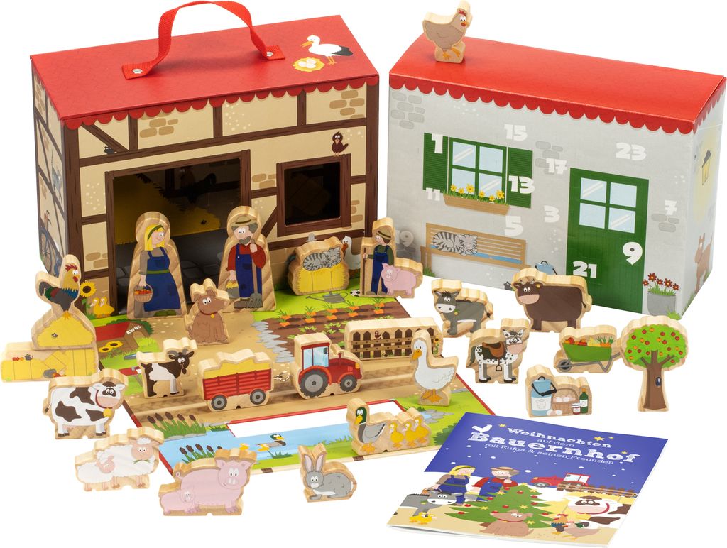 yoamo Bauernhof Adventskalender für Kinder mit 24 Produktbild 