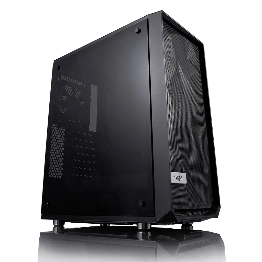 Châssis PC Fractal Design Meshify C Blackout ATX avec Fenêtre Latérale