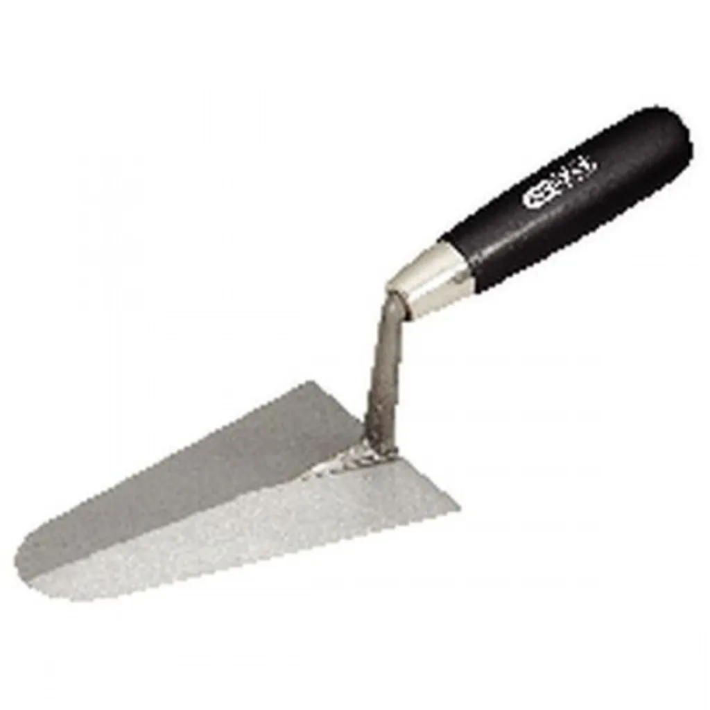 Truelle de plâtrier KS Tools 180mm ronde et manche bois ergonomique