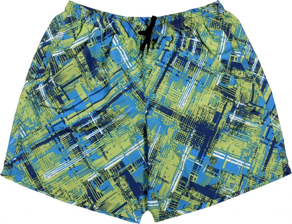 Übergrößen Bade-Shorts marc & mark JIM 2 grünblau 4XL
