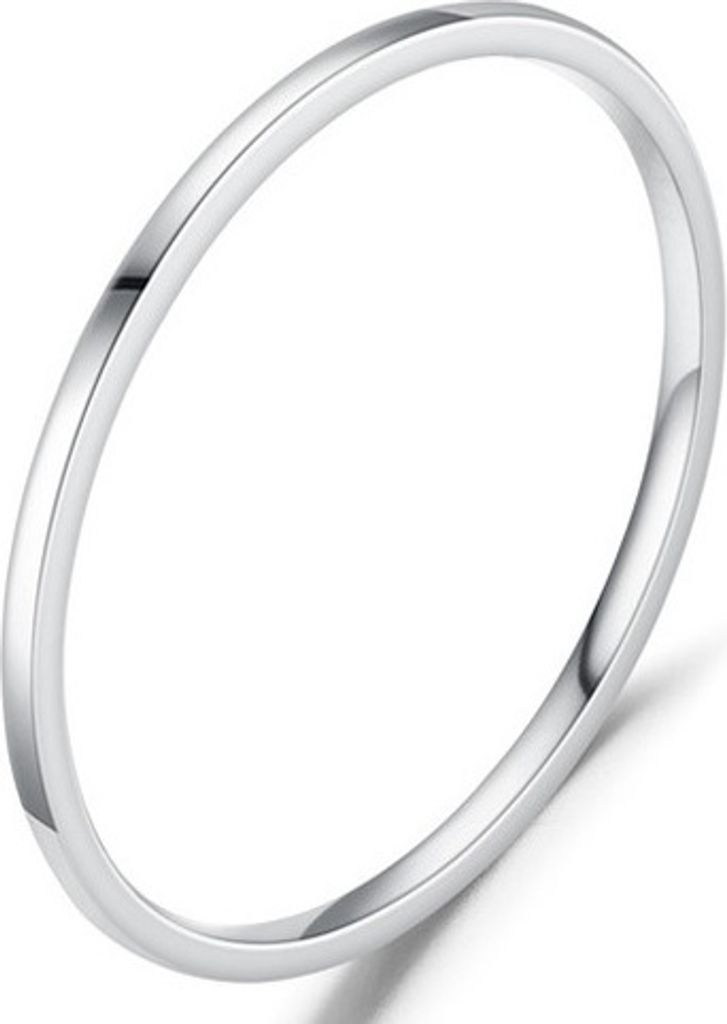 Elfenbeinring aus Edelstahl 316L - Uni Silberring 47mm KP16930