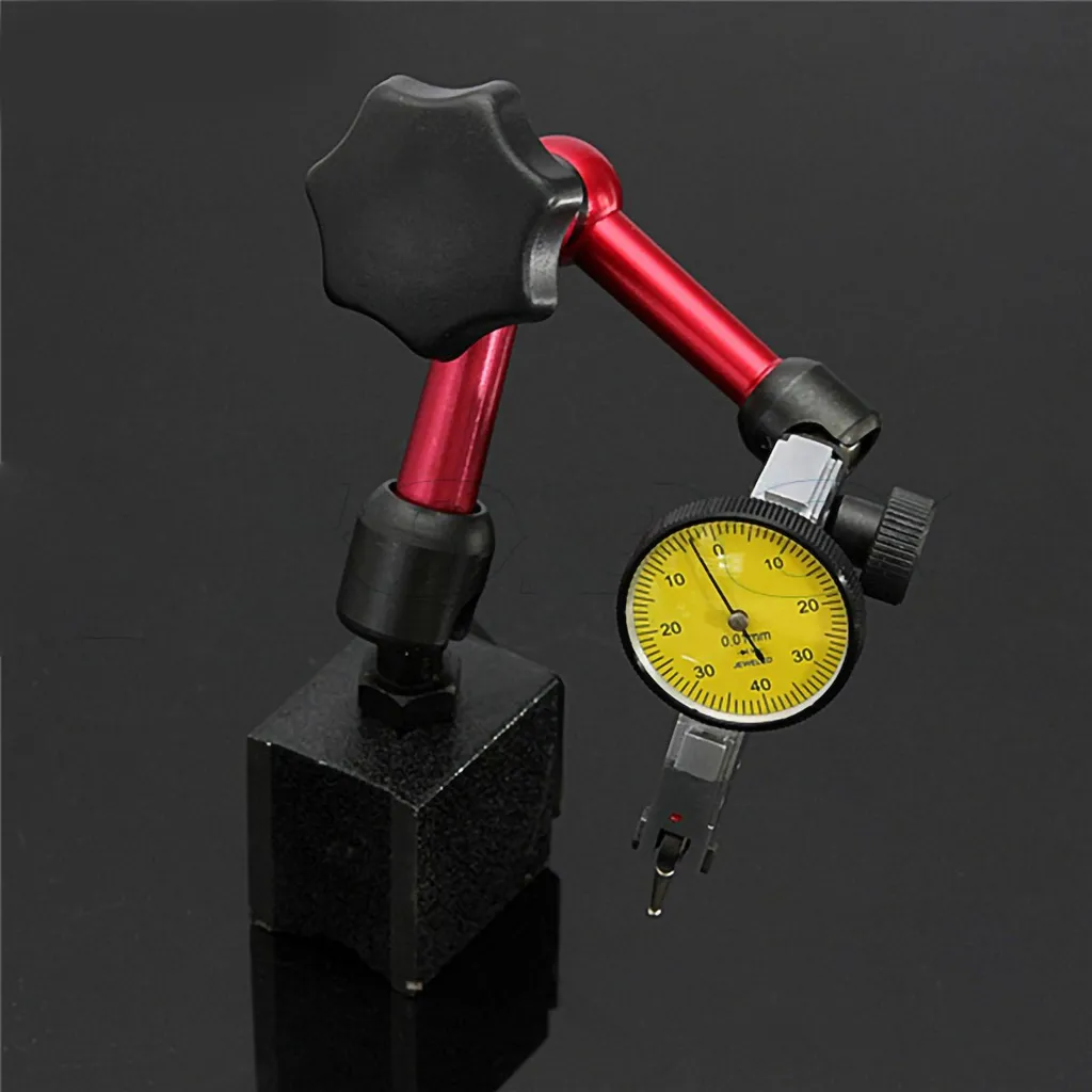 Support de comparateur anti-vibration à base magnétique stable