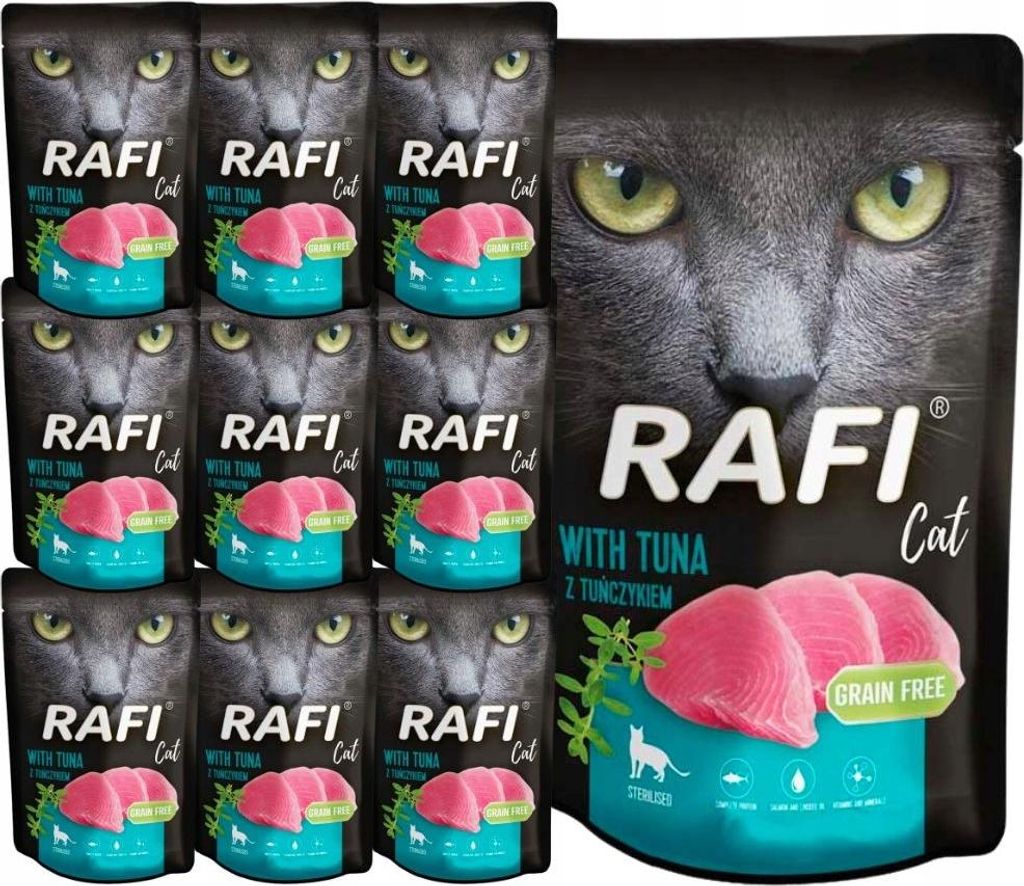 Rafi Wet Cat Food Sterilised with Tuna 100 G Image du produit 