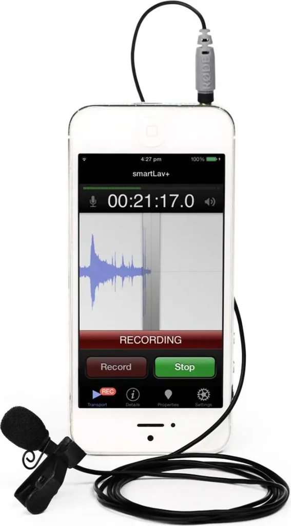 Microphone Rode SmartLav+ Haute Fidélité avec Support Casque Taille M - 5
