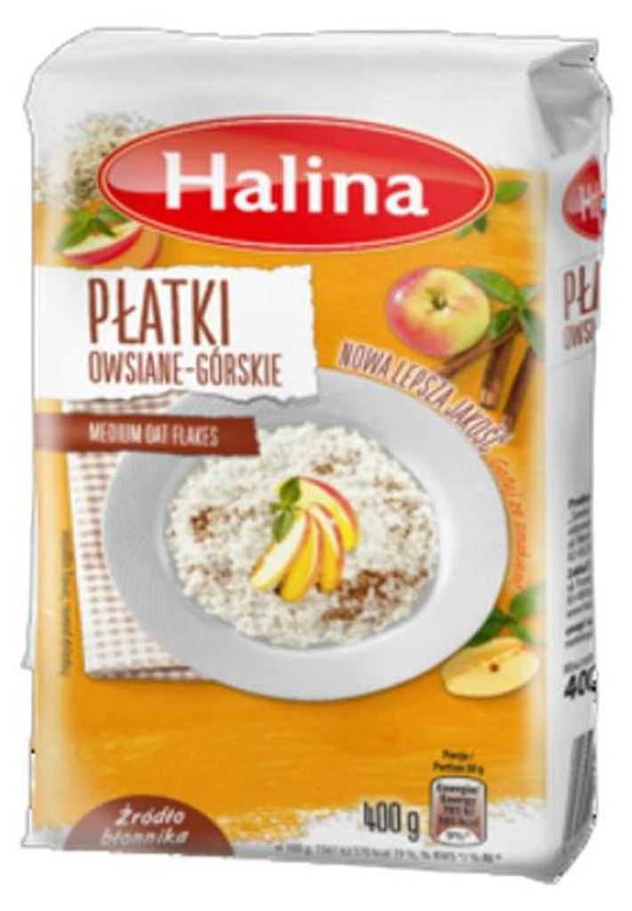 Halina Płatki Owsiane Górskie 400g Zdjęcie produktu 