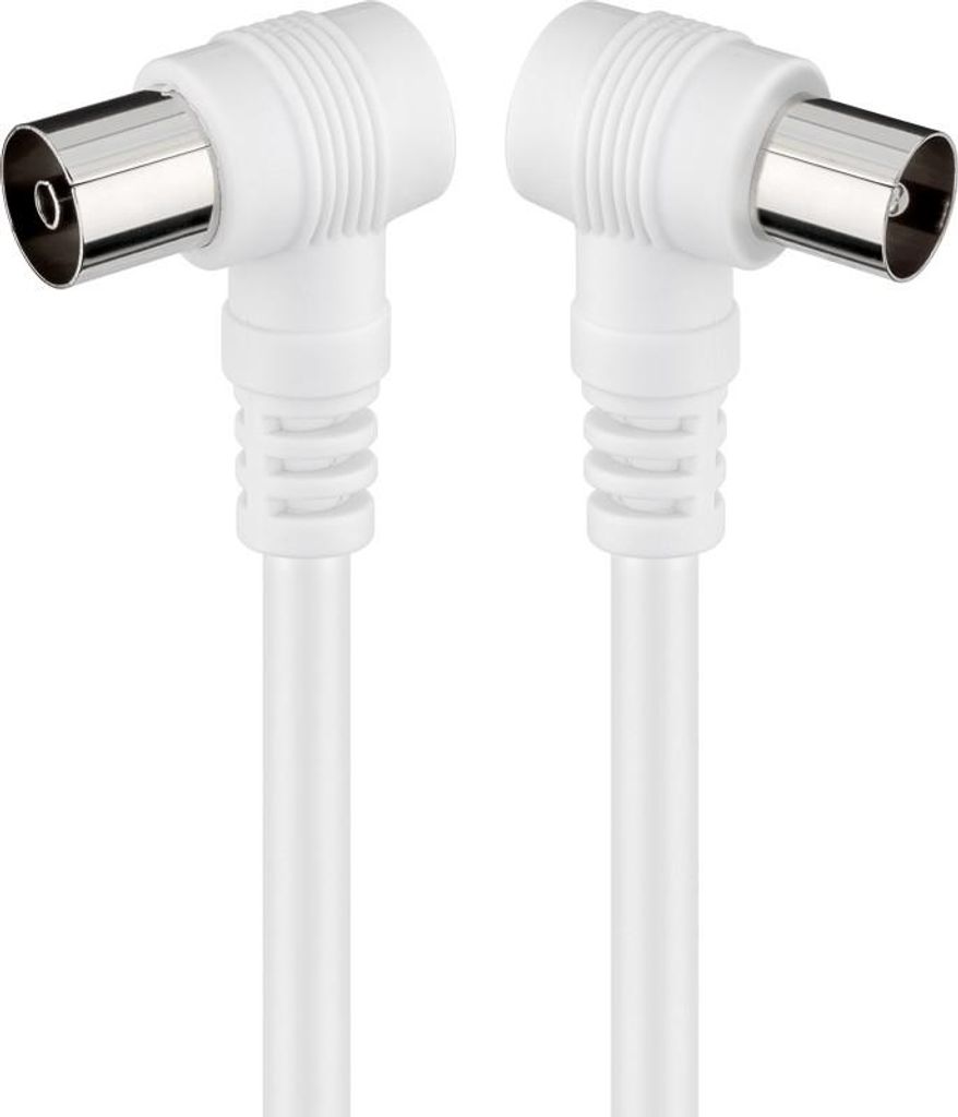 Goobay Gewinkeltes Antennenkabel ( Koax-Buchse 90° Produktbild 