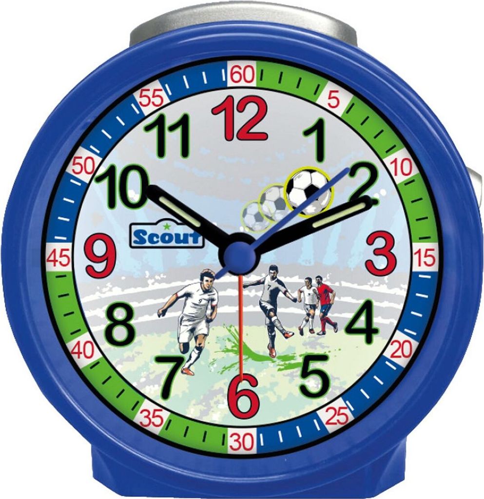 Scout Kinder Wecker Alarm Friends Fußball Blau Jungen Produktbild 